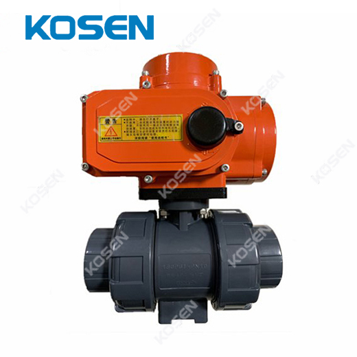 ELECTRIC ON OFF PLASTIC BALL VALVE